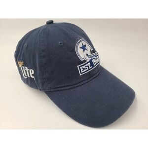 Dallas Cowboys Est 1960 Miller Lite Strapback‎ Adjustable (Fits Small) Hat Cap